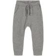 Hust & Claire Mini Light Grey Melange Georg Joggingbukser NOOS Online now