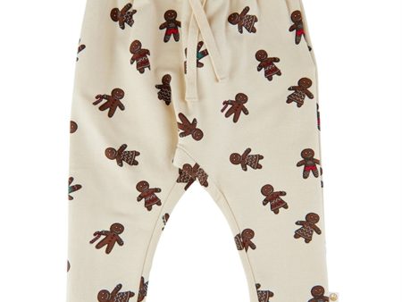 THE NEW Siblings White Swan Ginger Aop Holiday Ginga Sweatpants Online now