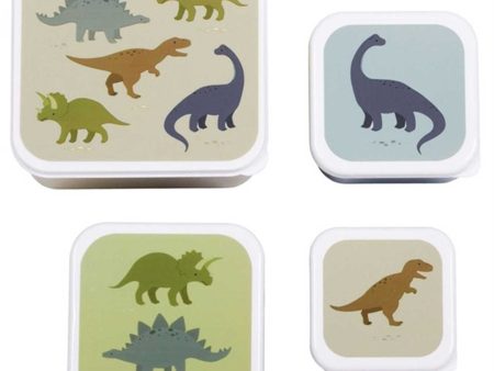 A Little Lovely Company Madkasse og Snackbox Dino For Discount