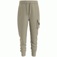 Calvin Klein Badge Cargo Sweatpants Wheat Fields For Discount