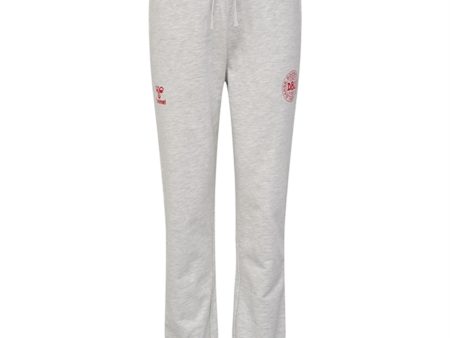 Hummel DBU VM 2022 Light Grey Melange Honor Sweatpants For Sale