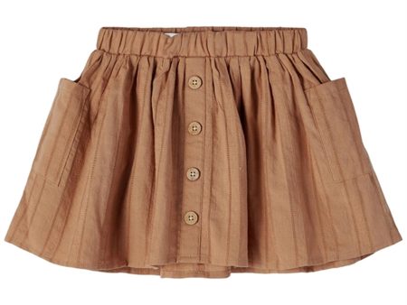 Lil  Atelier Mocha Mousse Hunja Nederdel Online now